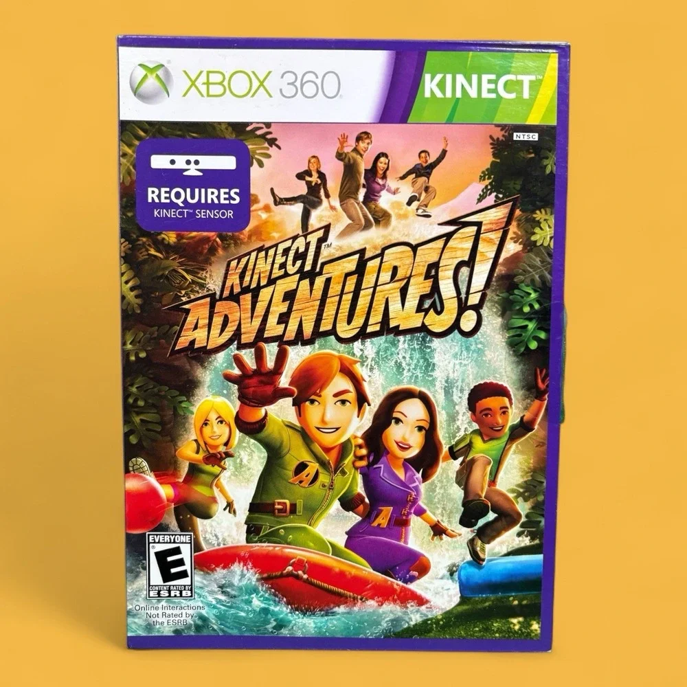 Kinect Adventures (Microsoft Xbox 360, 2010) - CIB Complete - Tested